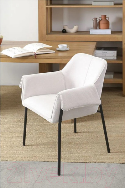 Изображение товара Стул Bergenson Bjorn Aline / FH-ALN-ARMCH-PL-BG (молочный)