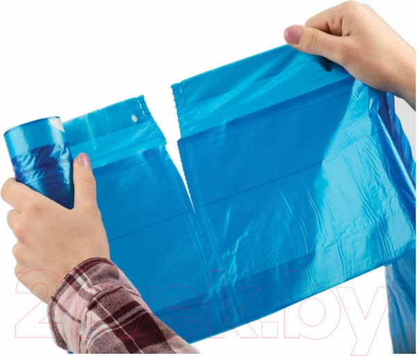 Изображение товара Пакеты для мусора Любаша 608095 (30шт, синий)
