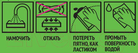 Изображение товара Губка хозяйственная Чистюля Меламиновая Оттиратор
