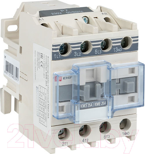 Изображение товара Контактор EKF PROxima КМЭ / ctr-s-25-380-nc