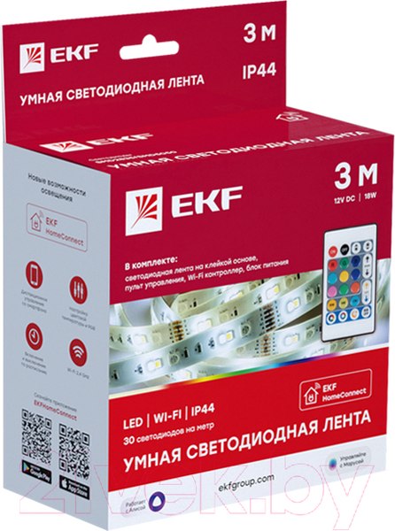 Изображение товара Светодиодная лента EKF Connect RGBW / slswf-3-rgbw