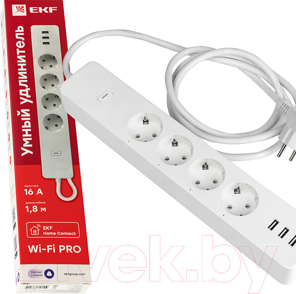 Изображение товара Удлинитель EKF Connect PRO / RCE-2-WF