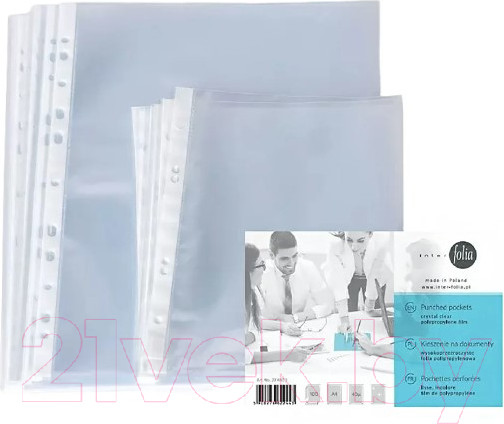 Изображение товара Набор файлов Inter Folia 110мкм / 2241102 (50шт)