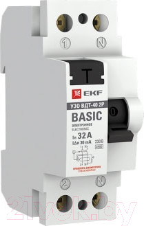 Изображение товара Устройство защитного отключения EKF Basic / elcb-2-32-30e-sim