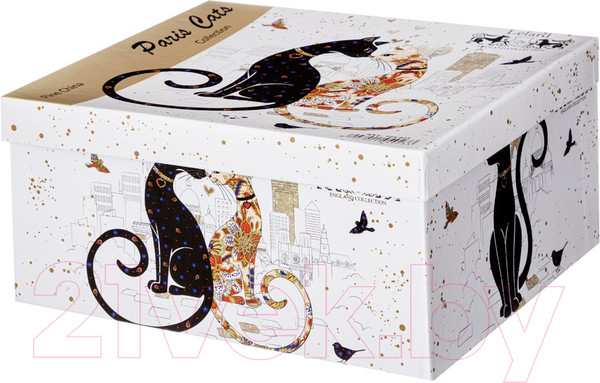 Изображение товара Чашка с блюдцем Lefard Парижские коты / 104-923