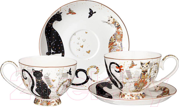 Изображение товара Набор для чая/кофе Lefard Парижские коты / 104-831