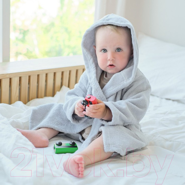 Изображение товара Халат детский Экономь и я 4560881 (р.28, серый)