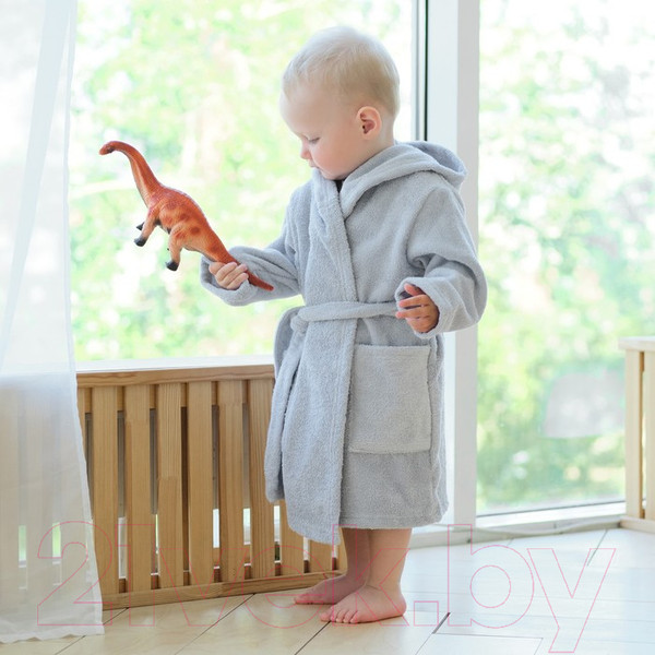 Изображение товара Халат детский Экономь и я 4560881 (р.28, серый)