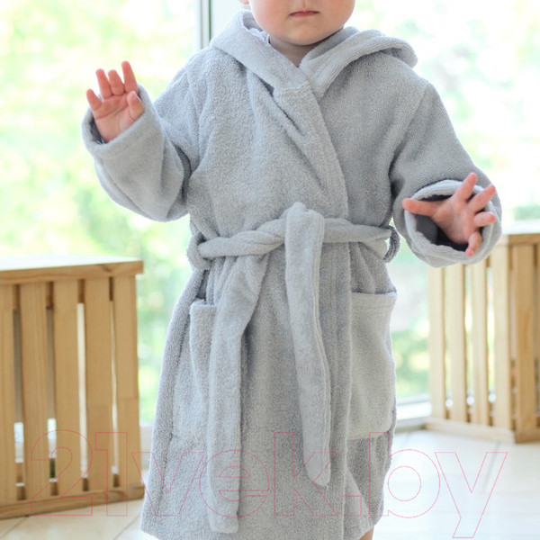 Изображение товара Халат детский Экономь и я 4560881 (р.28, серый)