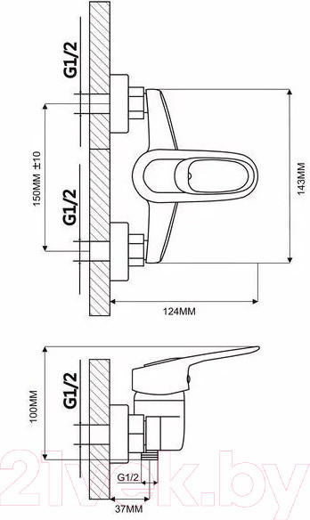 Изображение товара Смеситель Ekko by Maxonor MN2004