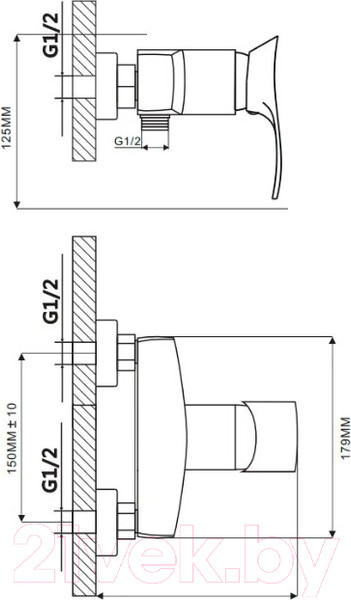 Изображение товара Смеситель Ekko by Maxonor MN2001