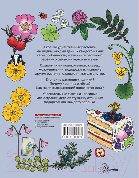 Изображение товара Энциклопедия АСТ Цветы и растения (Янссон Э.)