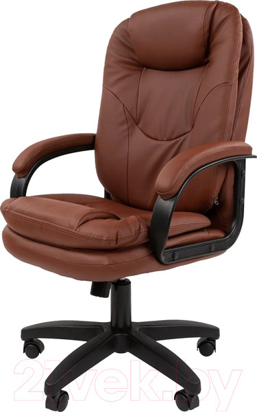 Изображение товара Кресло офисное Chairman 668LT N (черный пластик/экопремиум коричневый)