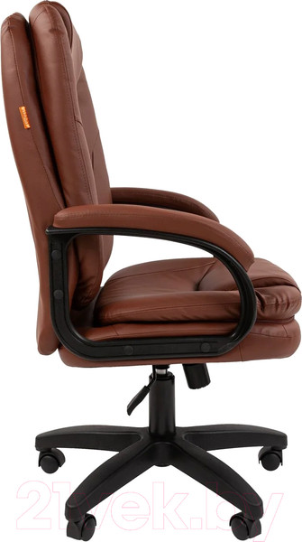 Изображение товара Кресло офисное Chairman 668LT N (черный пластик/экопремиум коричневый)
