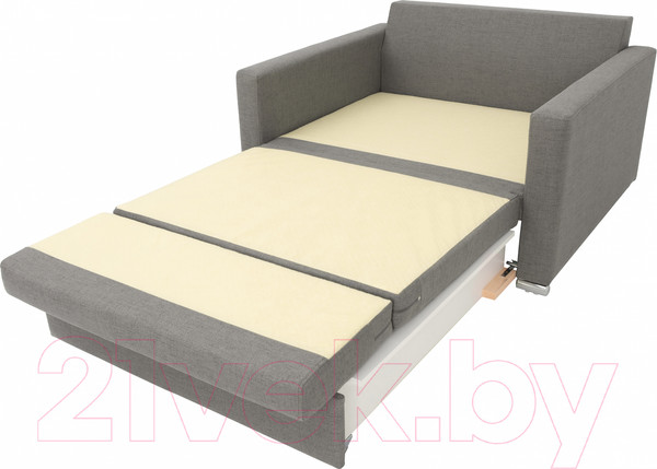 Изображение товара Диван KRONES Афродита выкатная 195x100 (рогожка серо-бежевый)