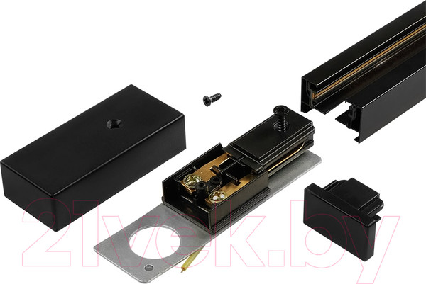 Изображение товара Шинопровод JAZZway PTR 2M-BL L2000 / 5010710 (черный)