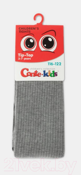 Изображение товара Колготки детские Conte Kids Tip-Top 566 (р.128-134, серый)