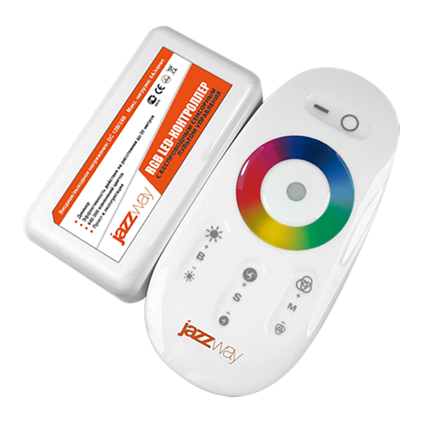 Изображение товара Контроллер для дюралайта JAZZway RGB PRC-4000HF WH 12/24В 216/432Вт / 1007957