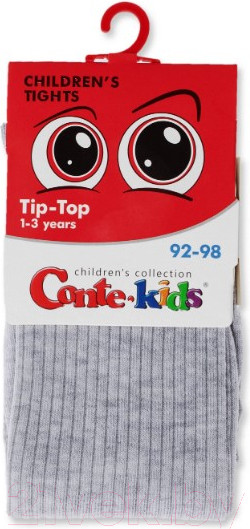 Изображение товара Колготки детские Conte Kids Tip-Top 566 (р.140-146, светло-серый)
