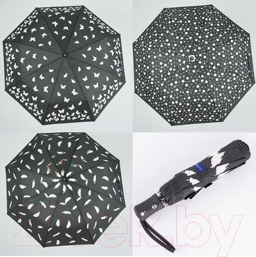 Изображение товара Зонт складной Rain Berry 734-7344 (черный)