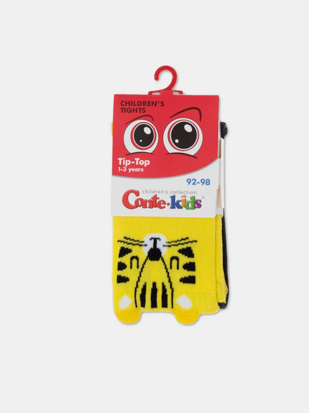 Изображение товара Колготки детские Conte Kids Tip-Top Мордашки 572 (р.92-98, желтый)