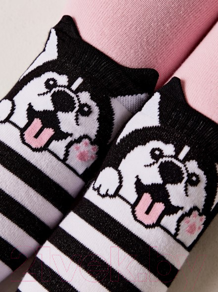 Изображение товара Колготки детские Conte Kids Tip-Top Мордашки 560 (р.104-110, светло-розовый)