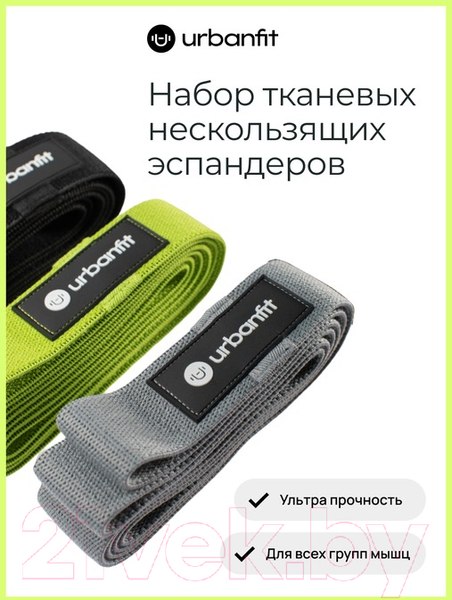 Изображение товара Набор эспандеров UrbanFit 399011 (3шт)