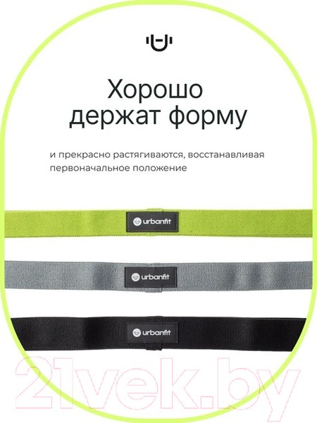 Изображение товара Набор эспандеров UrbanFit 399011 (3шт)