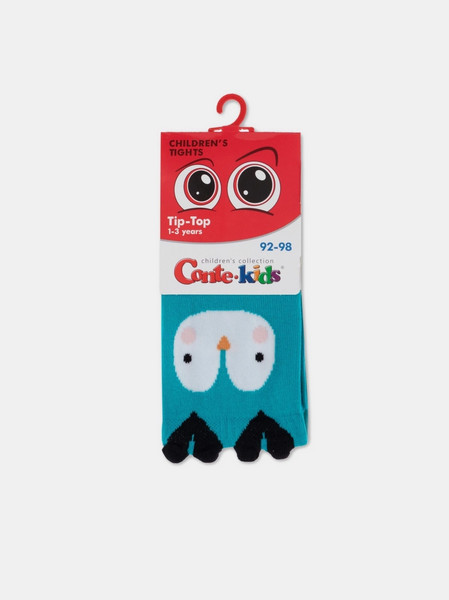 Изображение товара Колготки детские Conte Kids Tip-Top Мордашки 571 (р.92-98, бирюза)