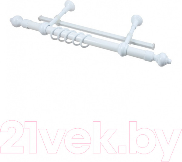 Изображение товара Карниз для штор LEGRAND Кантри + У-шина 1.2 / 48065611 (белый)