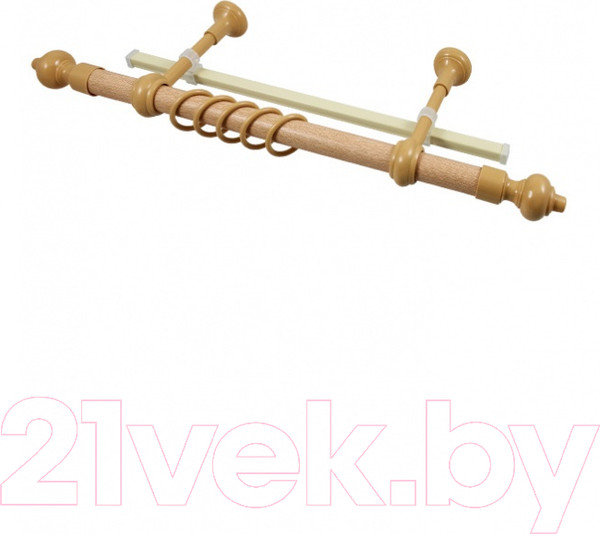 Изображение товара Карниз для штор LEGRAND Кантри + У-шина 1.2 / 48065612 (бук)