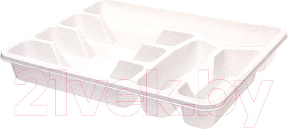 Изображение товара Органайзер для столовых приборов Эльфпласт ЕР088 (белый)