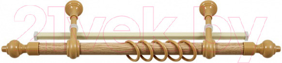 Карниз для штор LEGRAND Кантри + У-шина 1.2 / 48065619 (дуб ясный)