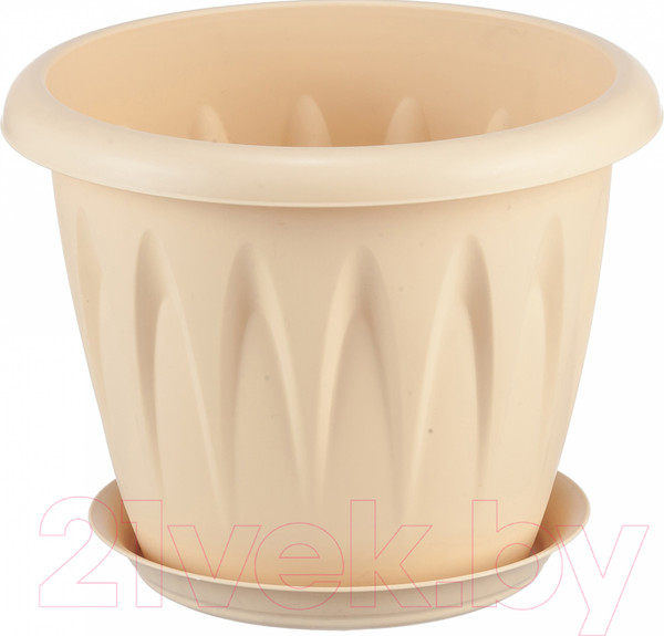 Изображение товара Вазон Idea Алиция М3064 (1л, белая глина)