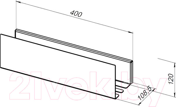 Изображение товара Полка для ванной Aquanet Магнум / 302230