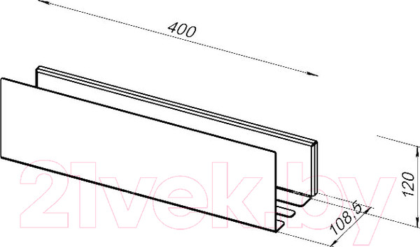 Изображение товара Полка для ванной Aquanet Магнум 274188