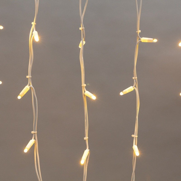 Изображение товара Светодиодная бахрома Neon-Night Айсикл 255-376 (5x0.7м, теплый белый)