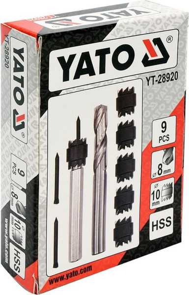 Изображение товара Набор сверл Yato YT-28920
