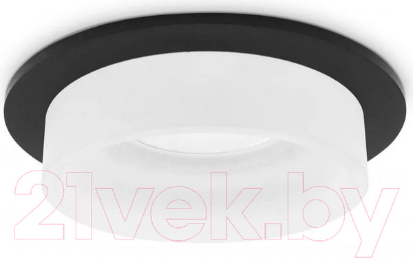 Изображение товара Точечный светильник Ambrella TN1312 SBK/FR (черный песок/белый матовый)