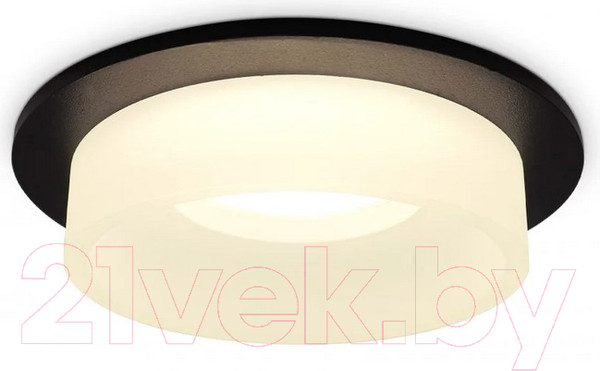 Изображение товара Точечный светильник Ambrella TN1312 SBK/FR (черный песок/белый матовый)