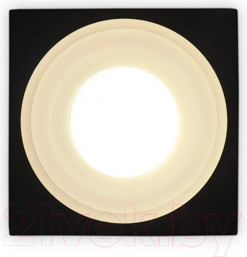 Изображение товара Точечный светильник Ambrella TN1316 SBK/FR (черный песок/белый матовый)