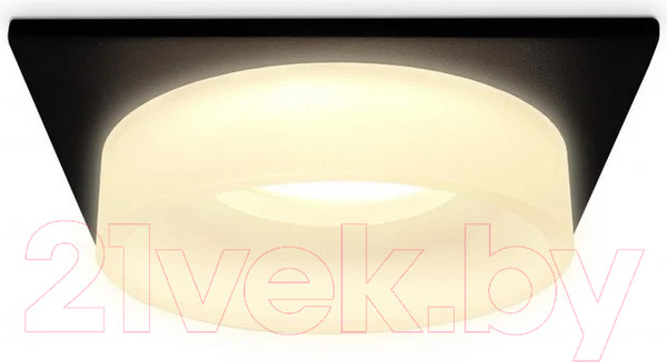 Изображение товара Точечный светильник Ambrella TN1316 SBK/FR (черный песок/белый матовый)