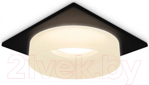 Изображение товара Точечный светильник Ambrella TN1316 SBK/FR (черный песок/белый матовый)