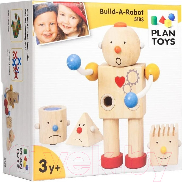 Изображение товара Конструктор Plan Toys Робот / 5183
