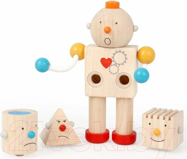 Изображение товара Конструктор Plan Toys Робот / 5183