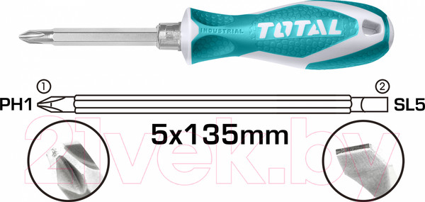 Изображение товара Отвертка TOTAL THT250226