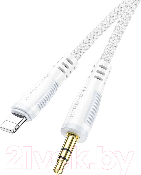 Изображение товара Кабель Borofone BL14 Lightning-Jack(M) 3.5мм (1м, белый)