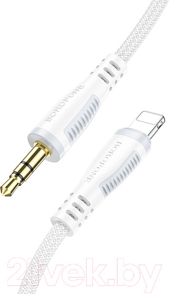 Изображение товара Кабель Borofone BL14 Lightning-Jack(M) 3.5мм (1м, белый)