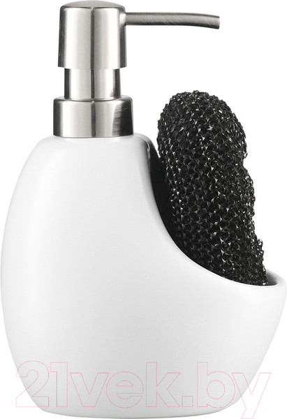 Изображение товара Дозатор моющего средства с губкой Smart Solutions Lystad / WNM-SS-DSPLYS-CR-WH (белый)