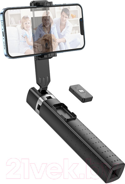 Изображение товара Монопод для селфи Hoco K18 (черный)